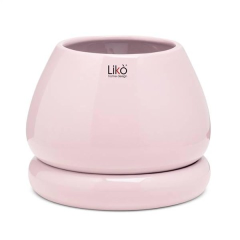 VASO NIKO D. 15 H 16  PLATE - PINK